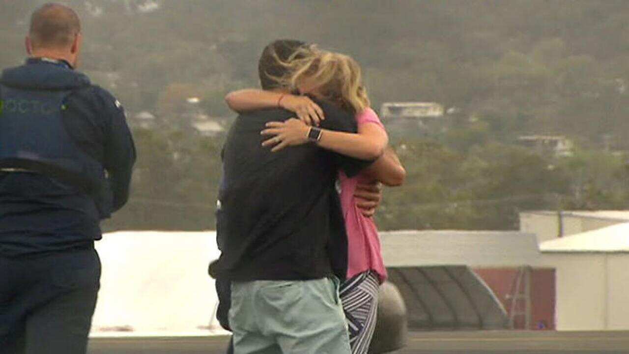 Fisherman Ruben McDornan and his wife Sammy are reunited.