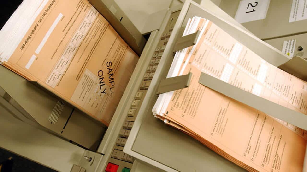 File photo of Census forms.