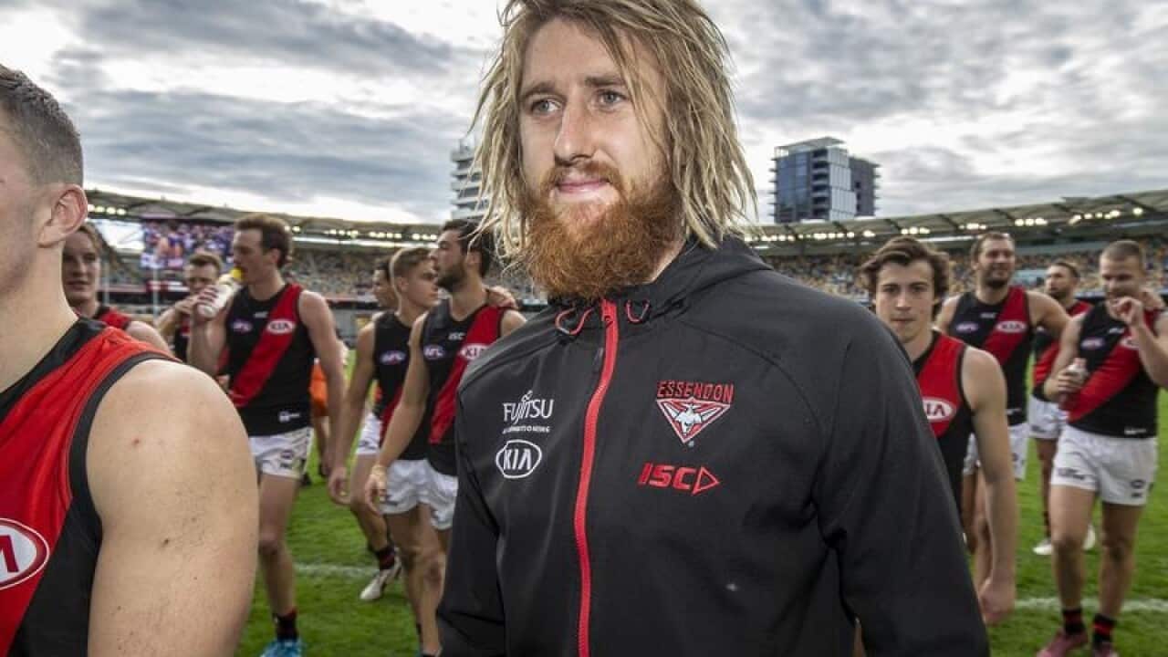 Essendon Bombers captain Dyson Heppell
