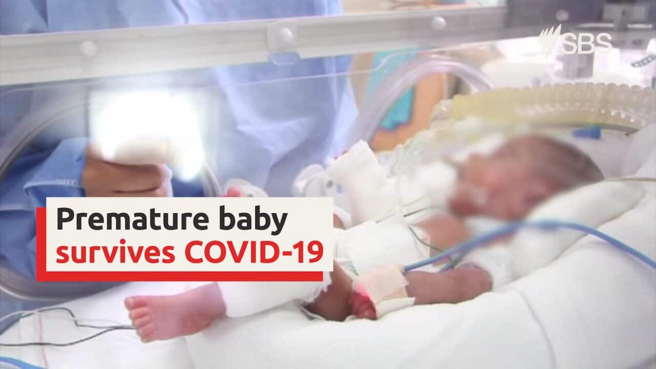 Premature baby reunited with mother after both survive COVID-19