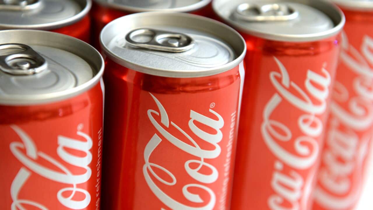 Coca Cola cans