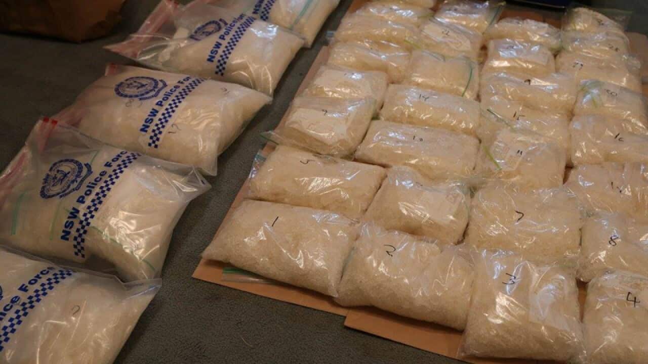 90kg of methylamphetamine (ICE)