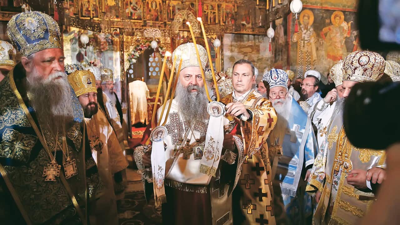 USTOLICENJE PATRIJARHA PORFIRIJA U PECKOJ PATRIJARSIJI