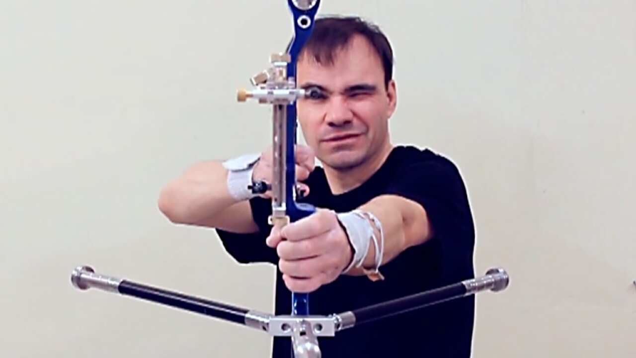 Danish archer Lars Andersen.