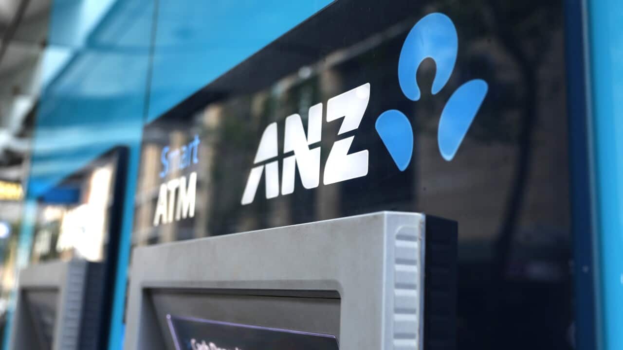 An ANZ ATM machine.