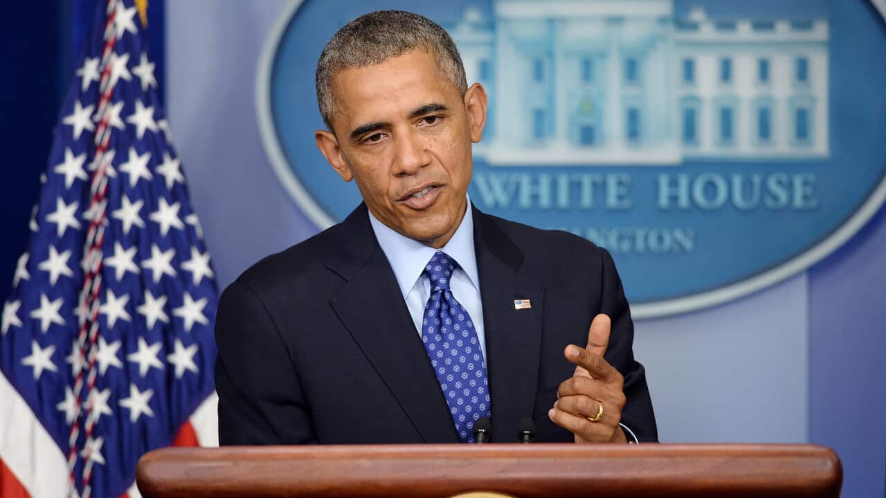 President Barack Obama delivers a statement on the situation in Iraq aap.jpg