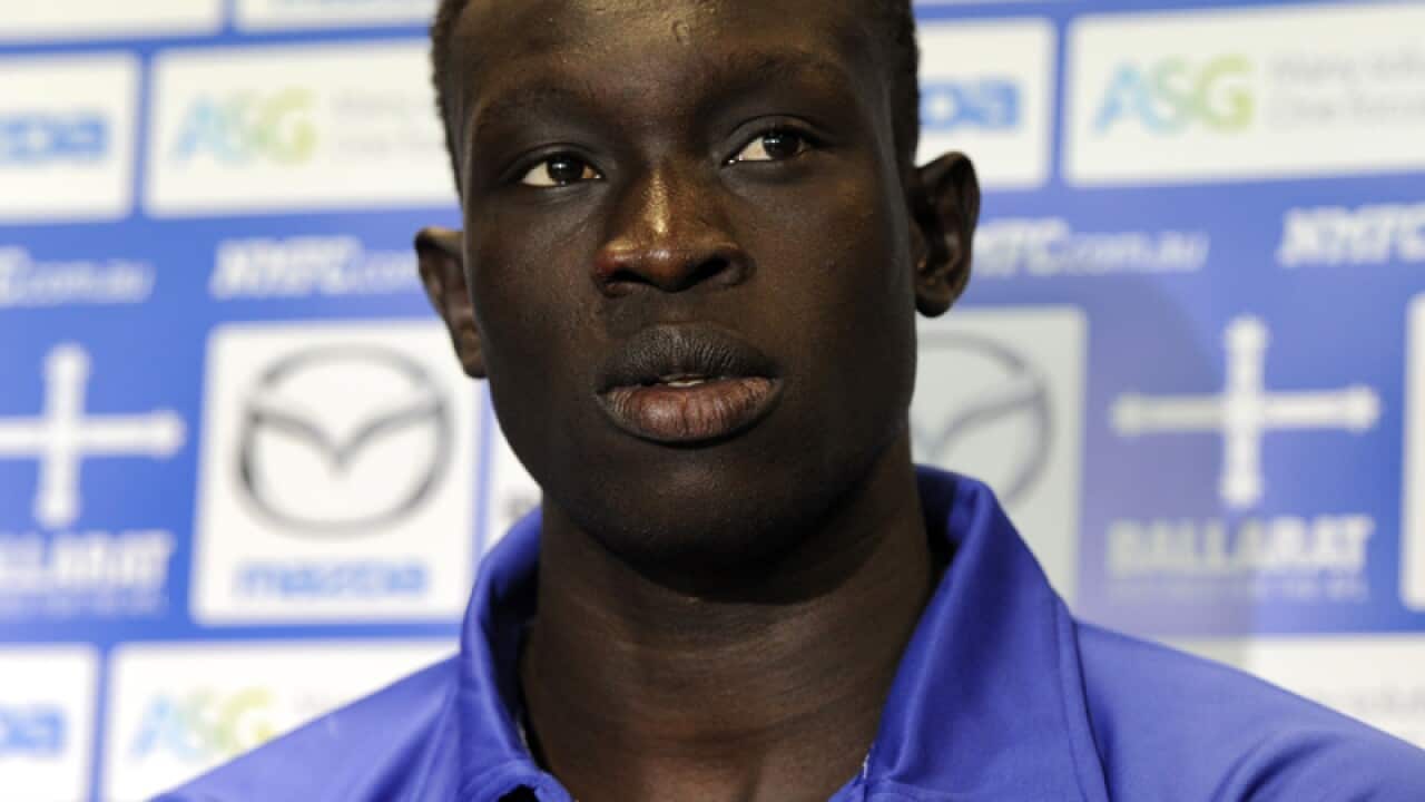 North Melbourne AFL player Majak Daw