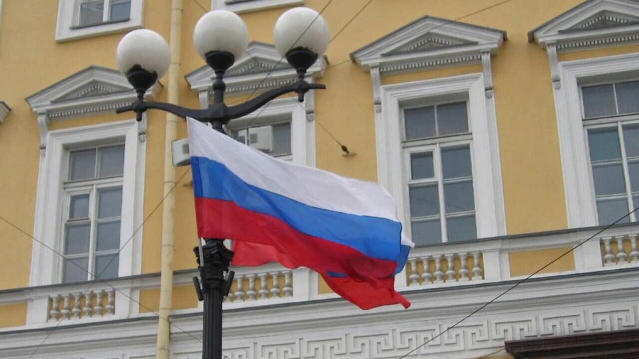 "Russian flag" by Anosmia is licensed under CC BY 2.0