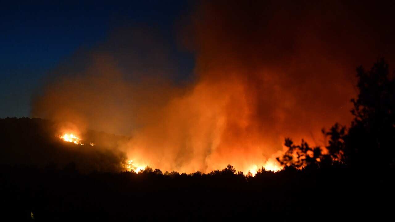 Vodice POŽAR croatia Hrvatska 2022