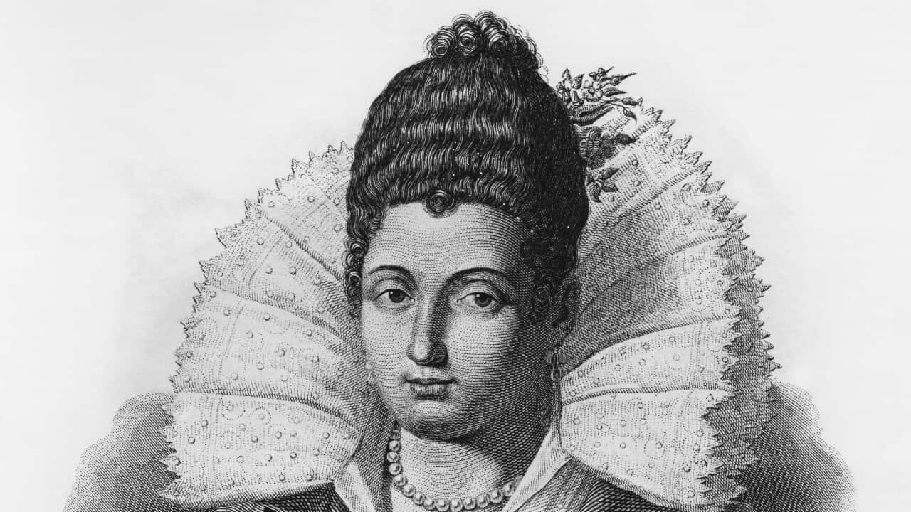 Portrait of Isabella Andreini, Italian actress