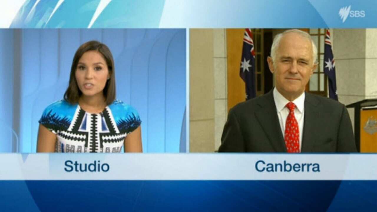 PM Malcolm Turnbull on SBS World News