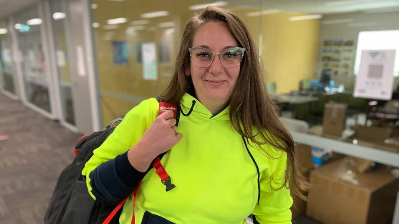 Electrical apprentice Miriam Sowter