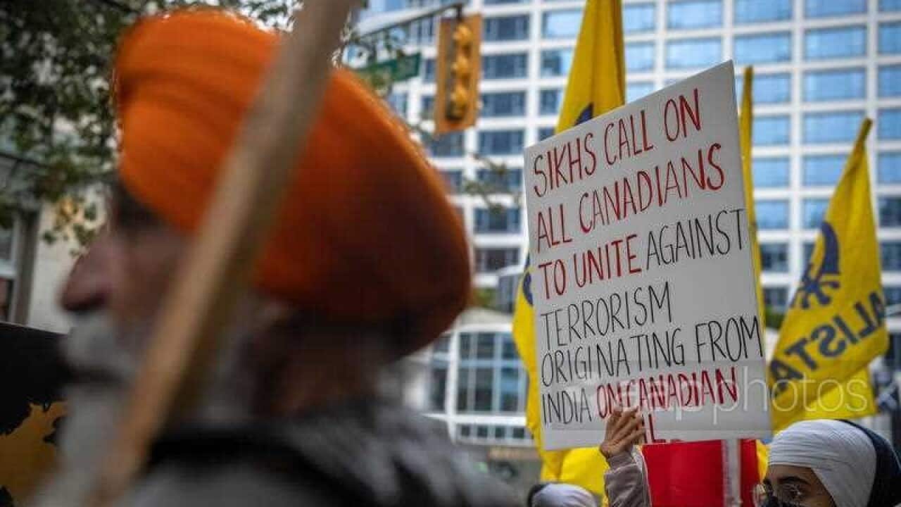 Canadian Sikh community protests outside Indian cosulate in Vancouver.jpg
