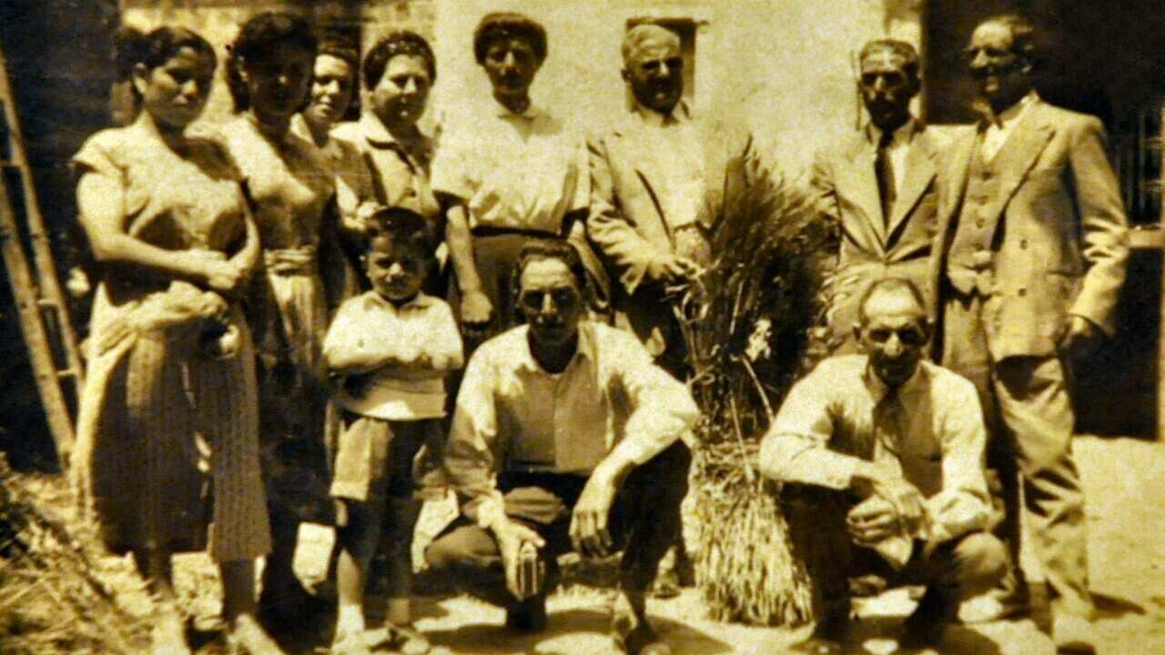 Family group photo with Carmine Scalzi when he was 4.