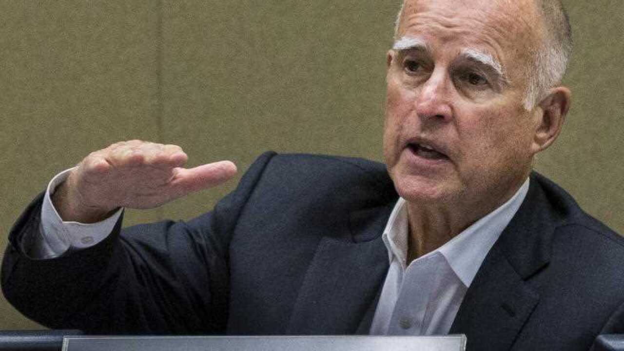 California Governor Jerry Brown.