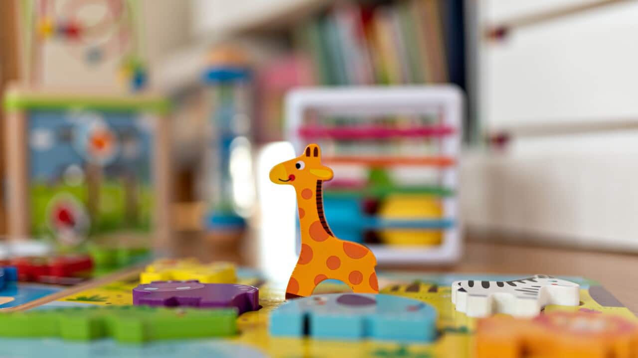 Babies toys in room