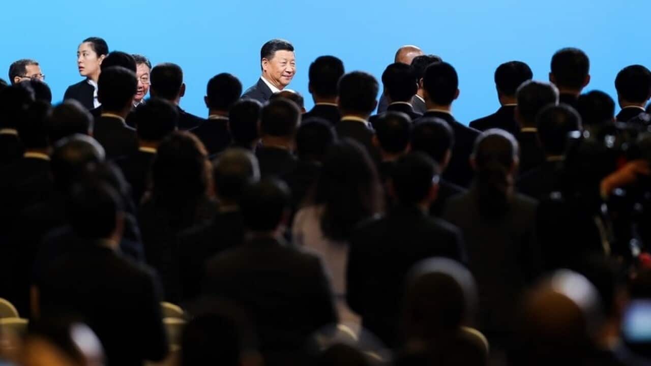 Chinese president Xi Jinping meets African leaders