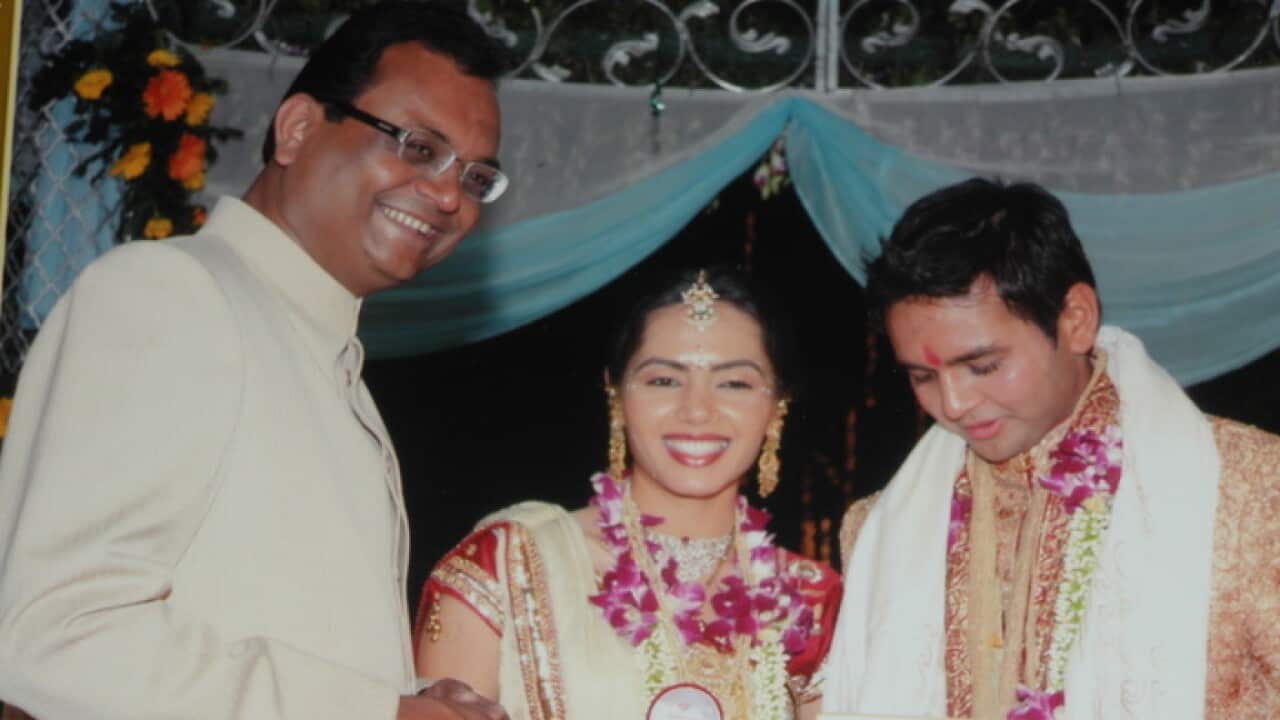 Cricketers Parthiv Patel with his uncle Jagat Patel