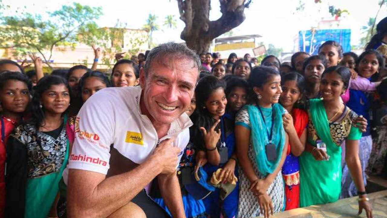 Ultramarathon runner Pat Farmer during his two-month long "Spirit of India" trek.