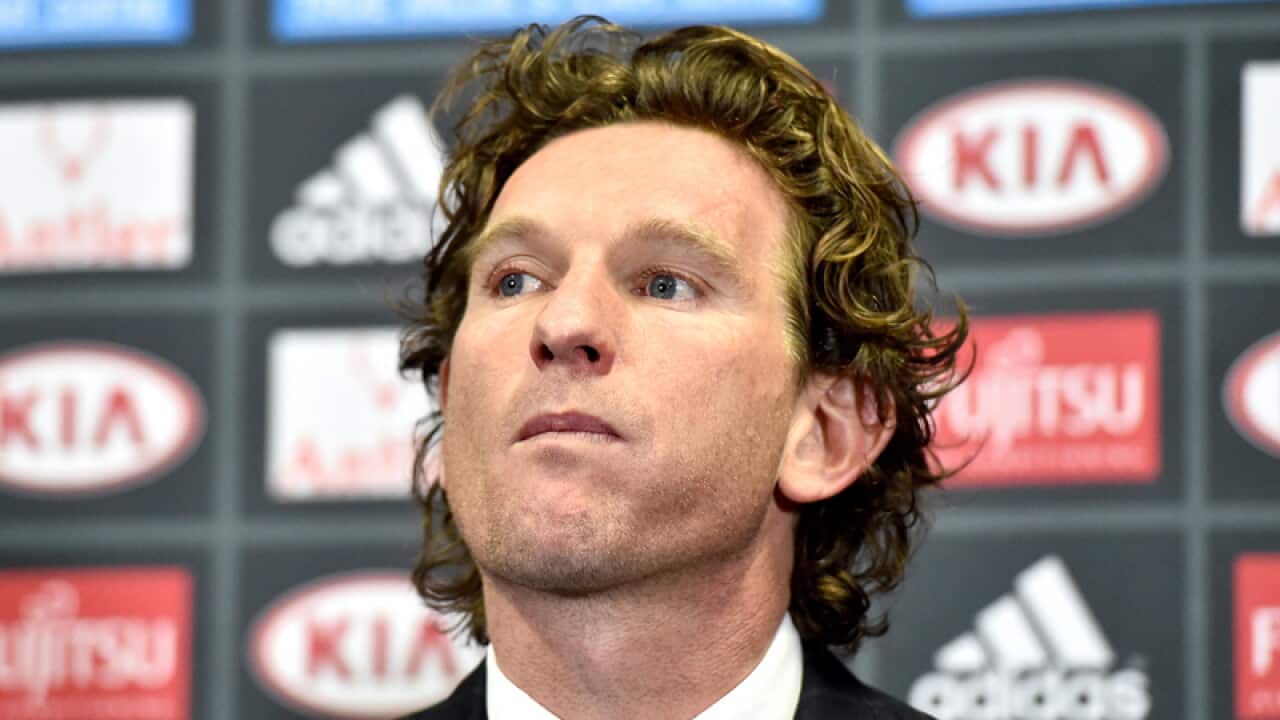 Essendon head coach James Hird