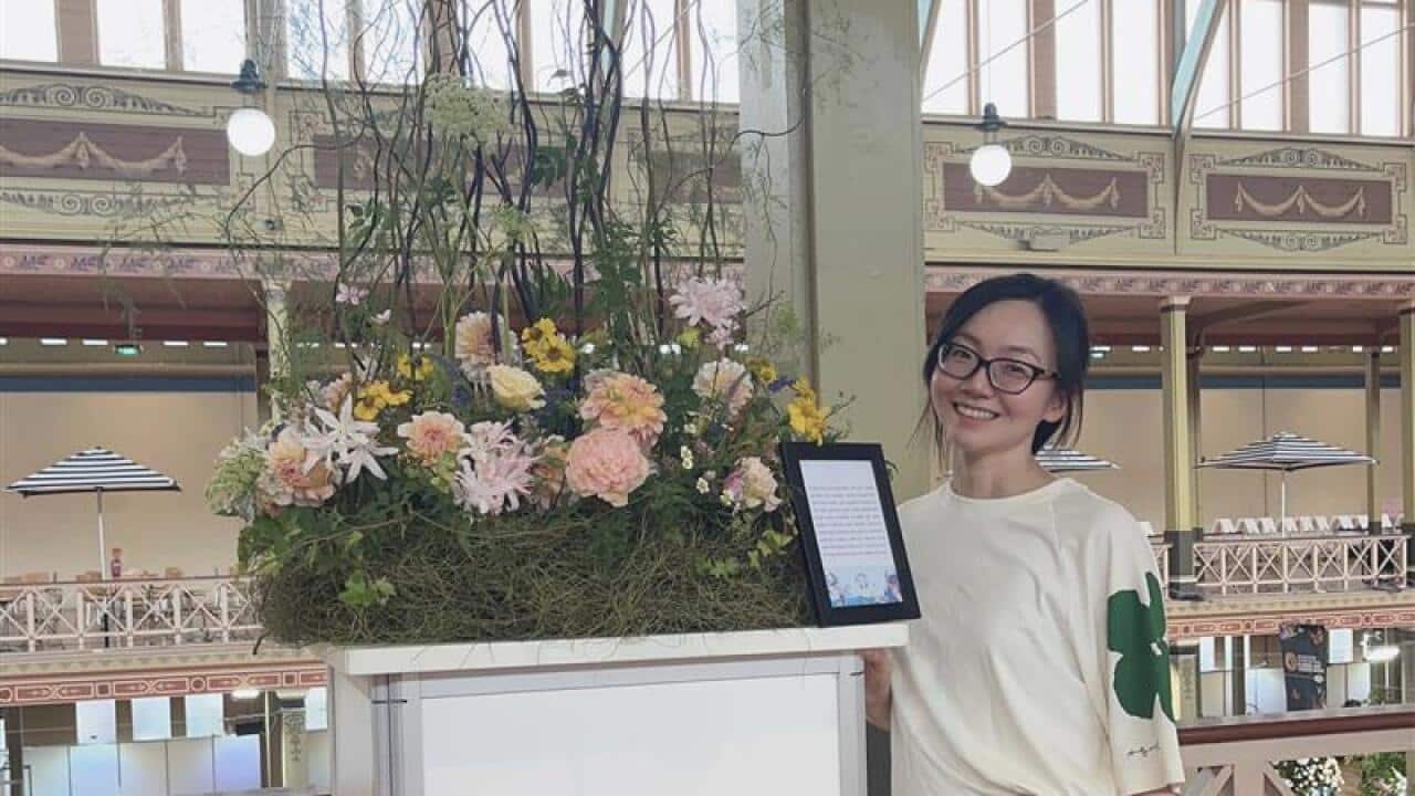 Ninth Blooming工作室的花艺师刘文娟和她的获奖作品