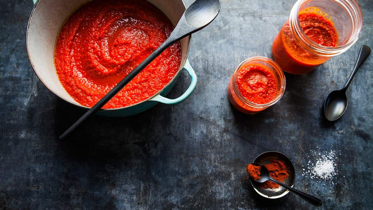 Pepper paste (biber salçası)