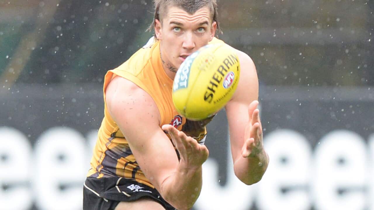 Dustin Martin in action