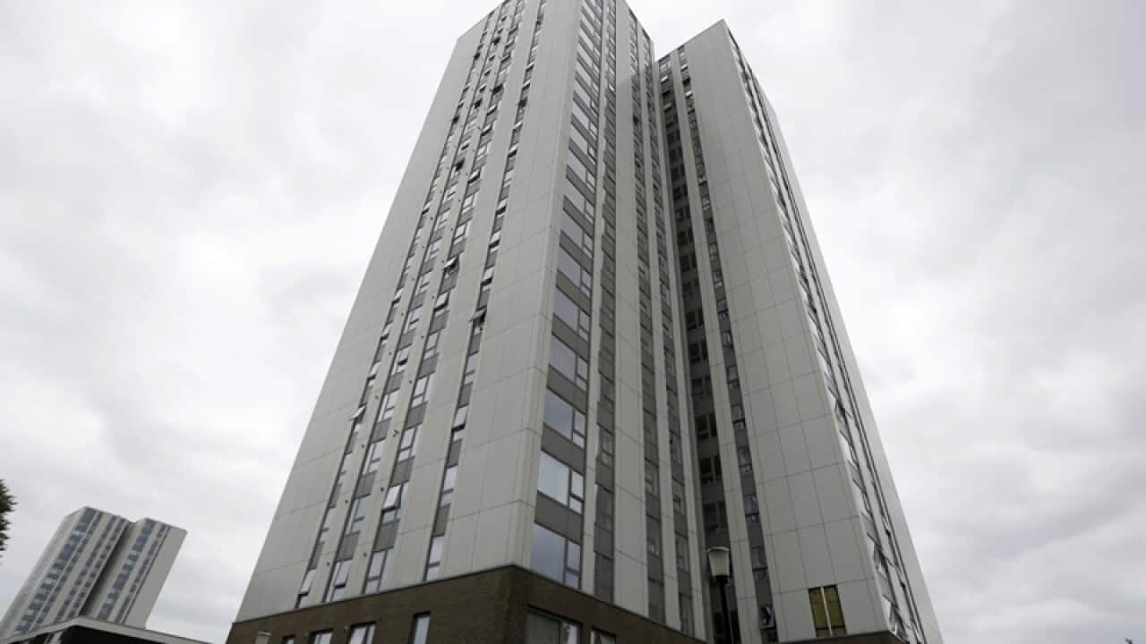 A view of Burnham residential tower