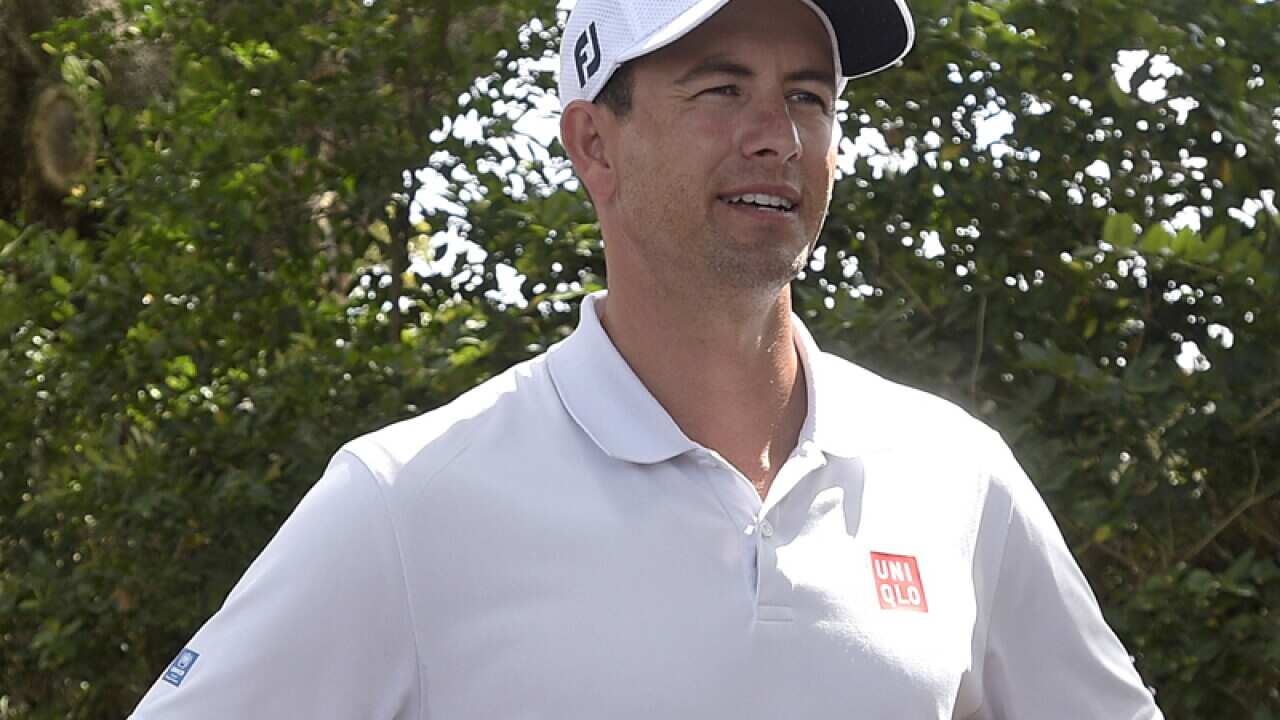 Australian golfer Adam Scott