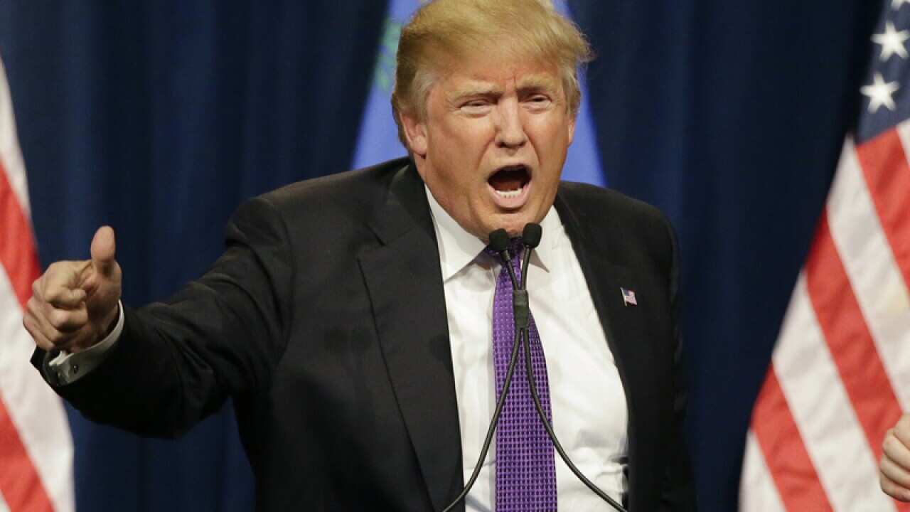 Republican presidential candidate Donald Trump