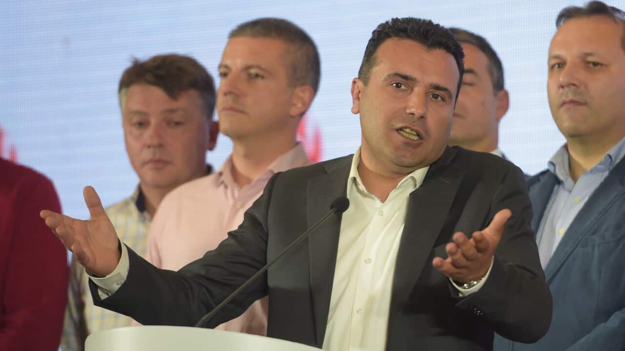 "A historic day": Macedonian Prime Minister Zoran Zaev.