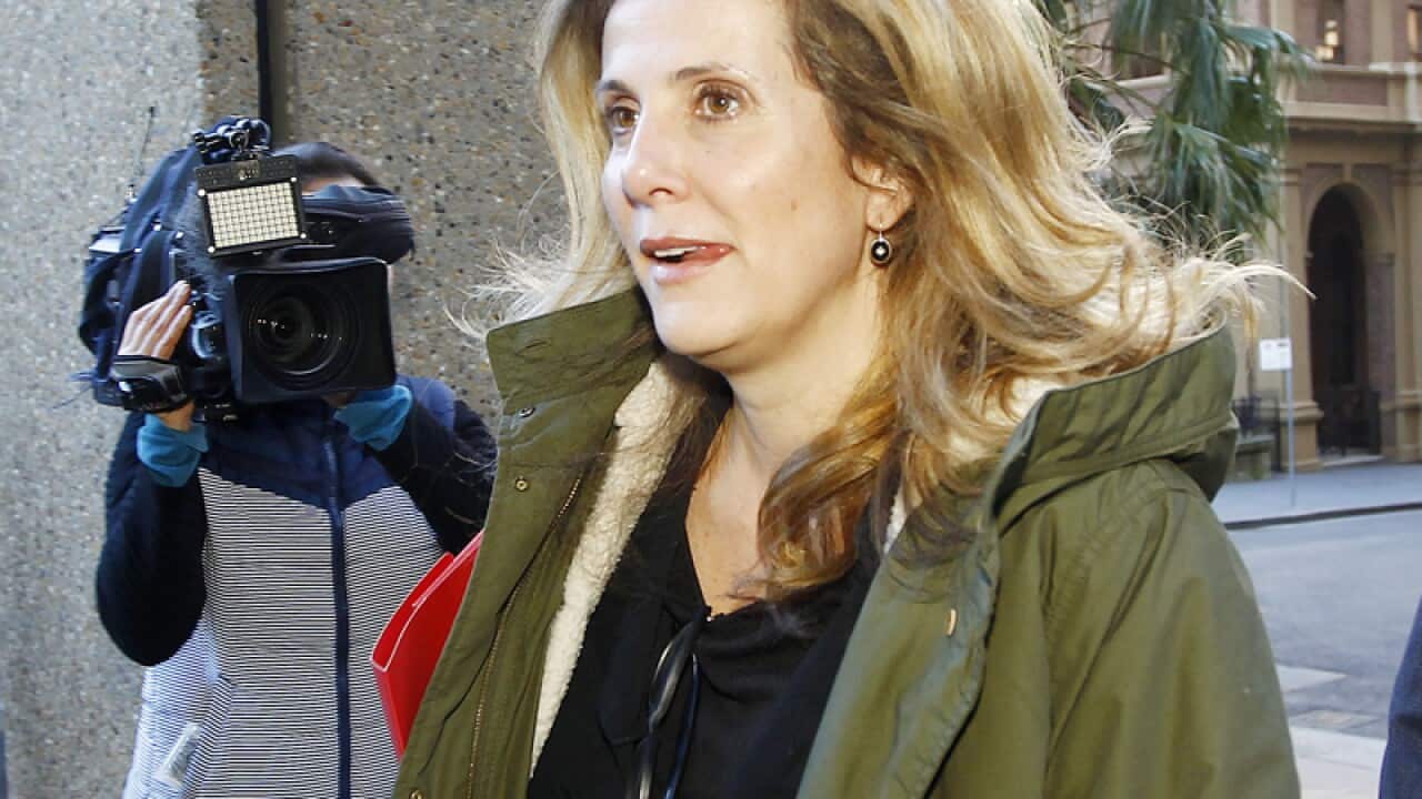 Kathy Jackson arrives at the Federal Law Courts in Sydney