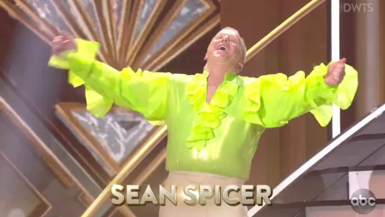 Sean Spicer on Dancing with the Stars.