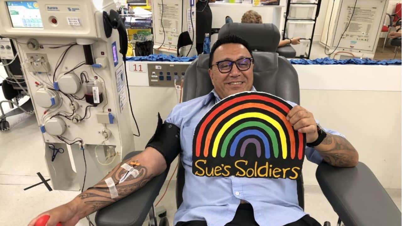 Sydney rare donor Joseph Ratana who is JKA negative