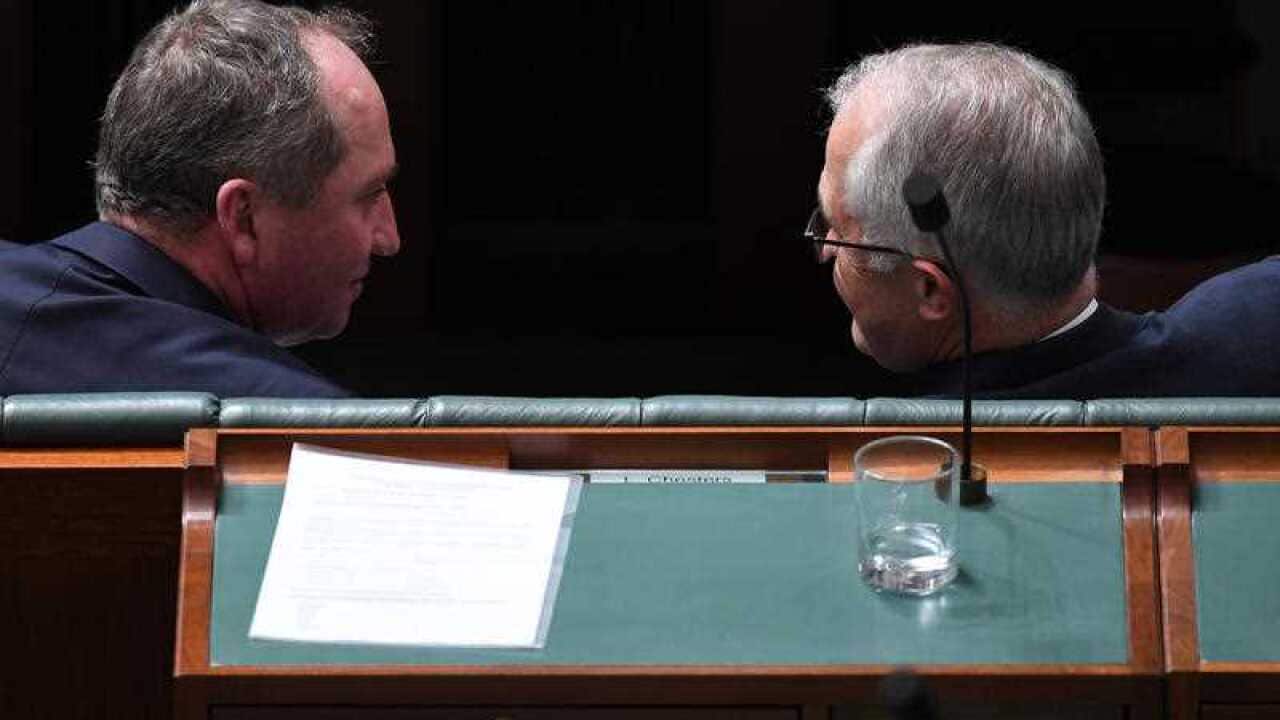 Deputy prime minister Barnaby Joyce