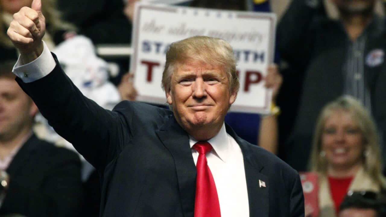 Republican presidential candidate Donald Trump