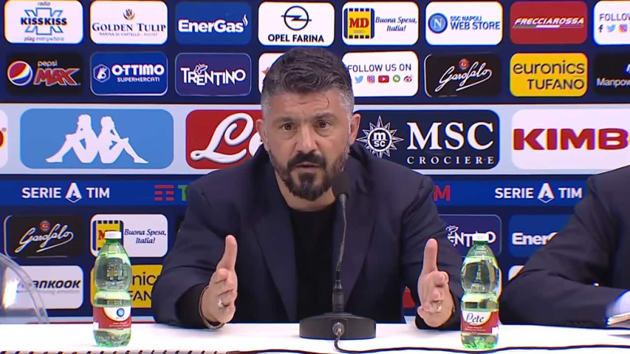Rino Gattuso, allenatore del Napoli