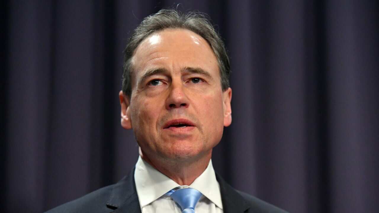 Health minister Greg Hunt.