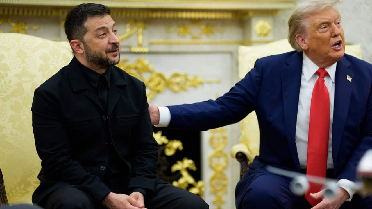 US President Trump meets Ukraine's President and European leaders at White House