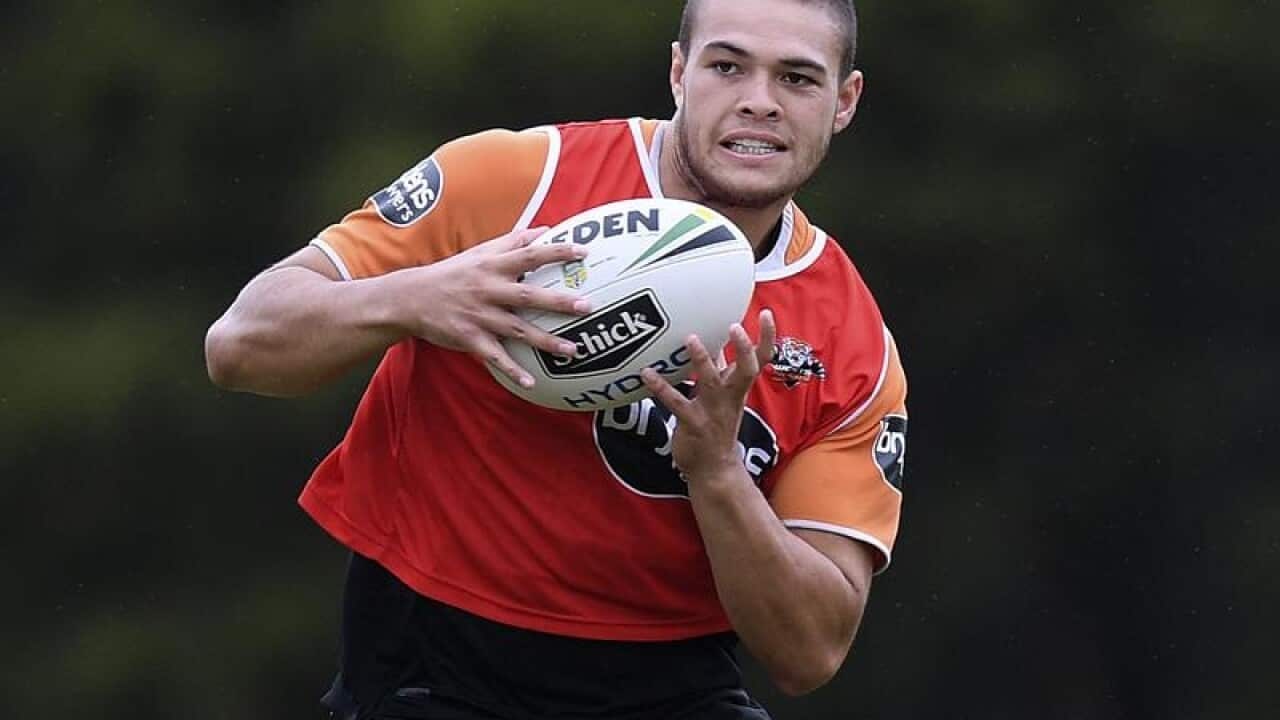 Wests Tigers player Tuimoala Lolohea