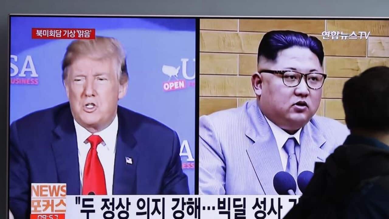 Kim Jong Un (right) orders Nuclear Test site demolition