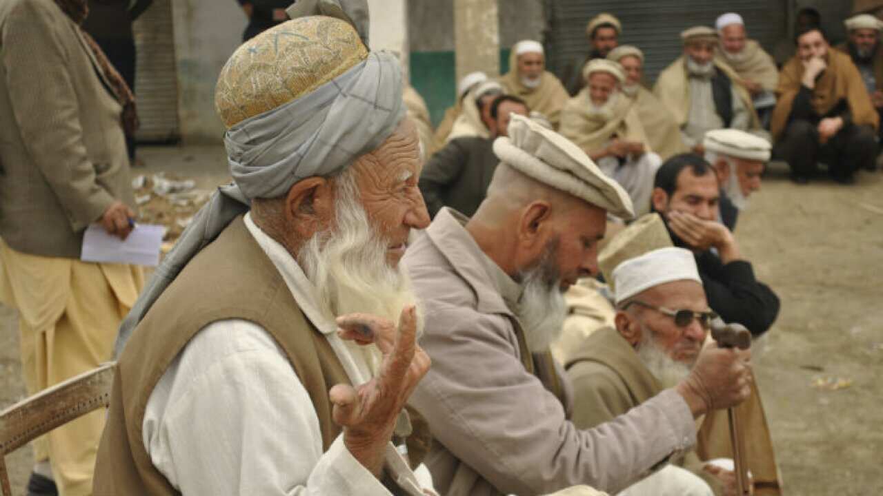 Jirga in FATA, Pakistan.