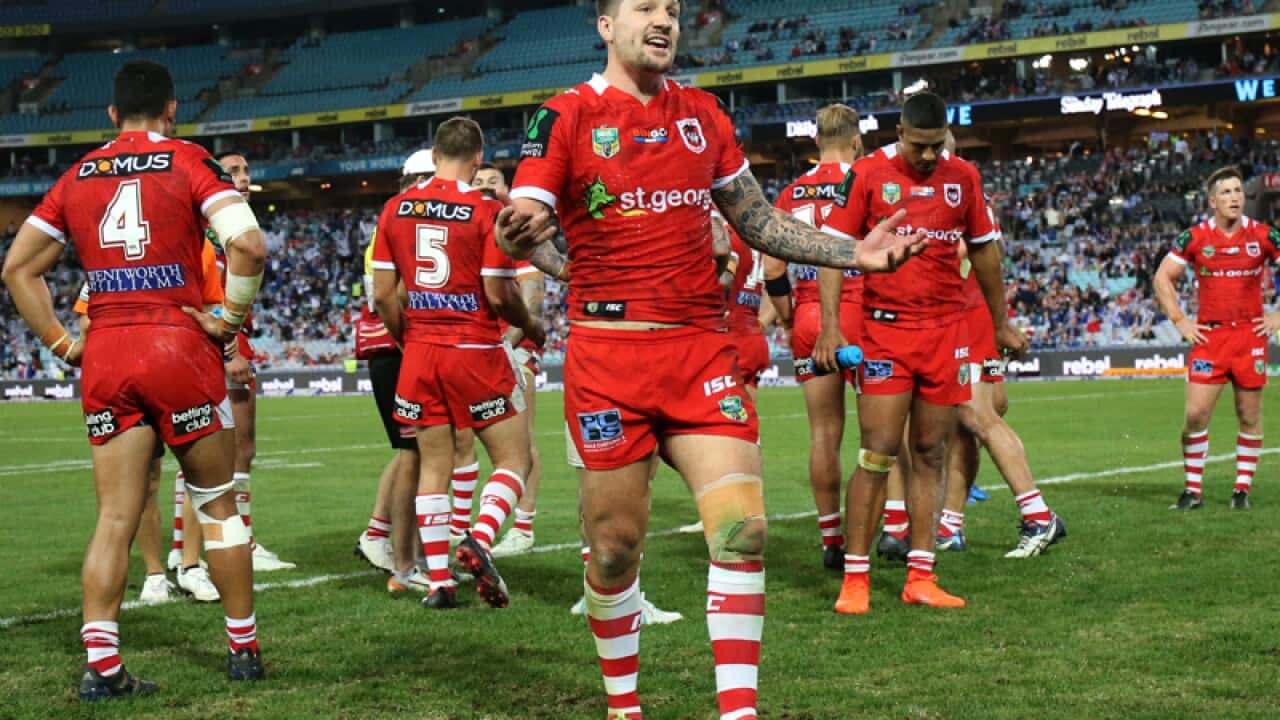 Gareth Widdup of the Dragons