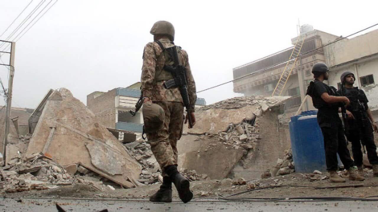 anti-terrorism operation in Peshawar’s Hayatabad area