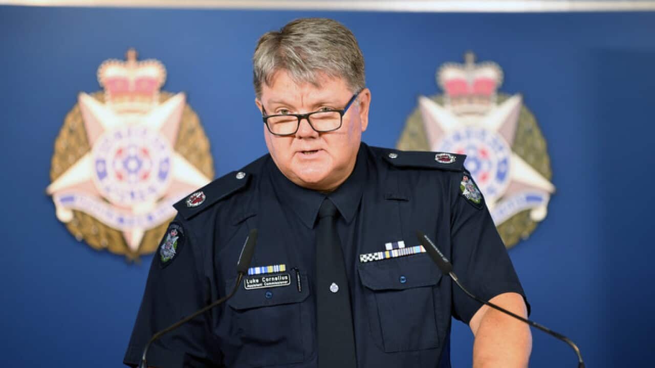Victoria Police Assistant Commissioner Luke Cornelius