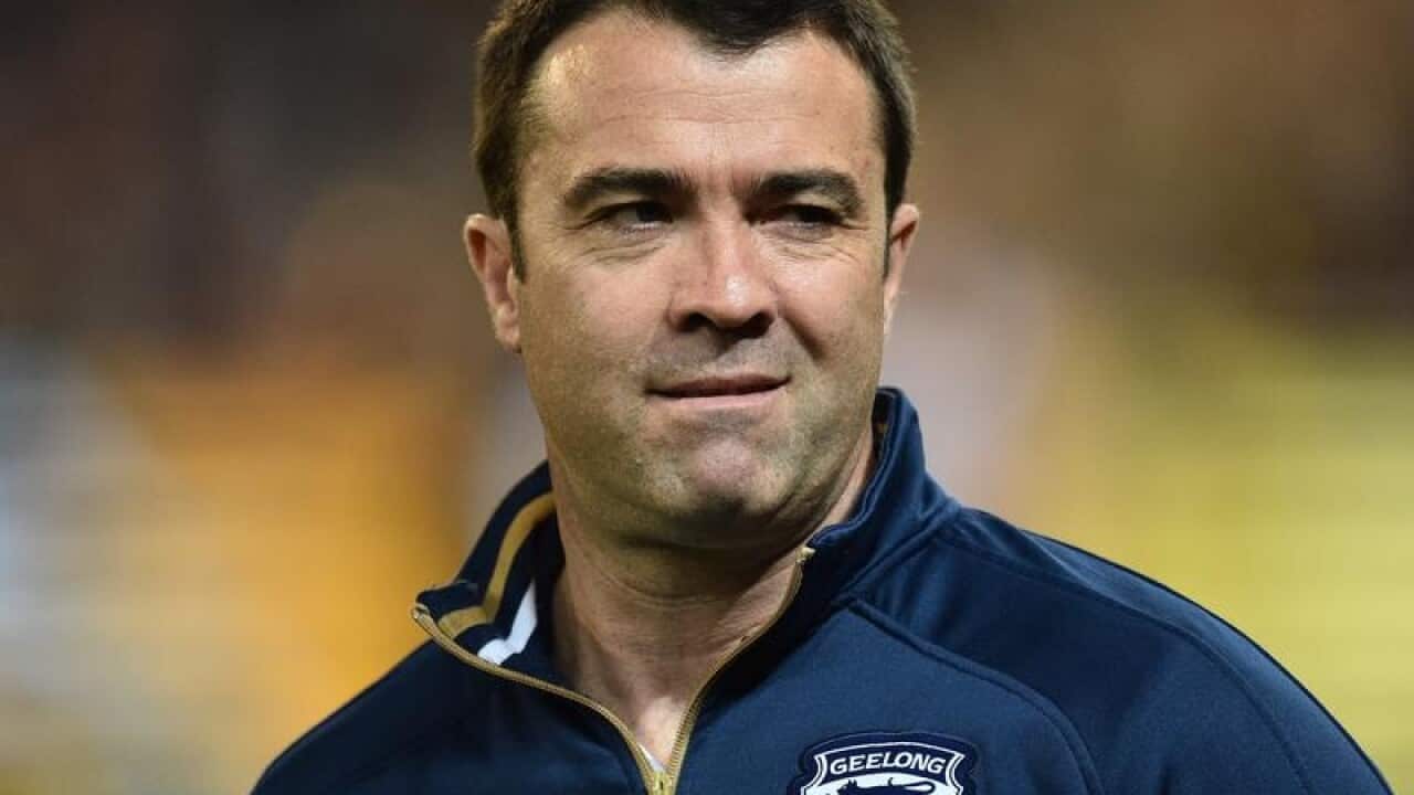 Coach of the Cats Chris Scott.