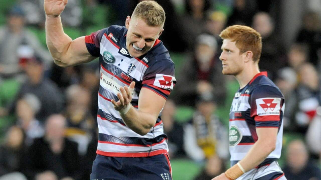 Reece Hodge of the Rebels
