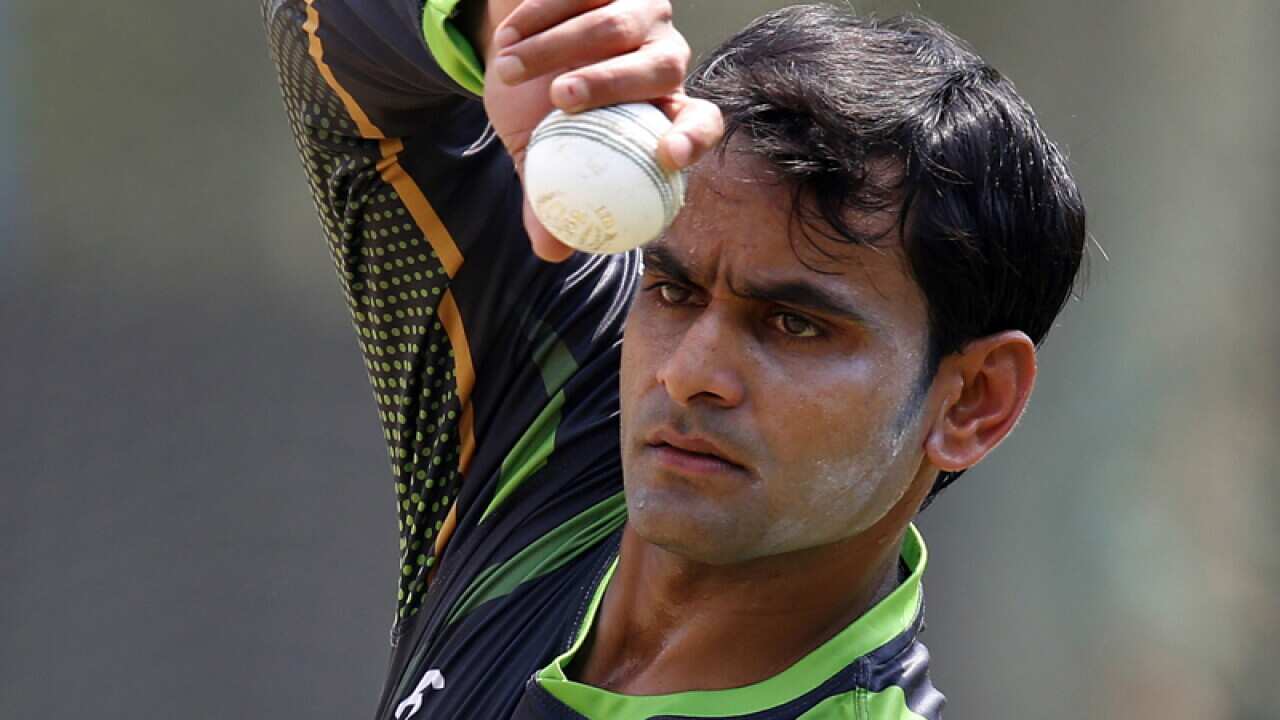 Pakistan's offspinner Mohammad Hafeez