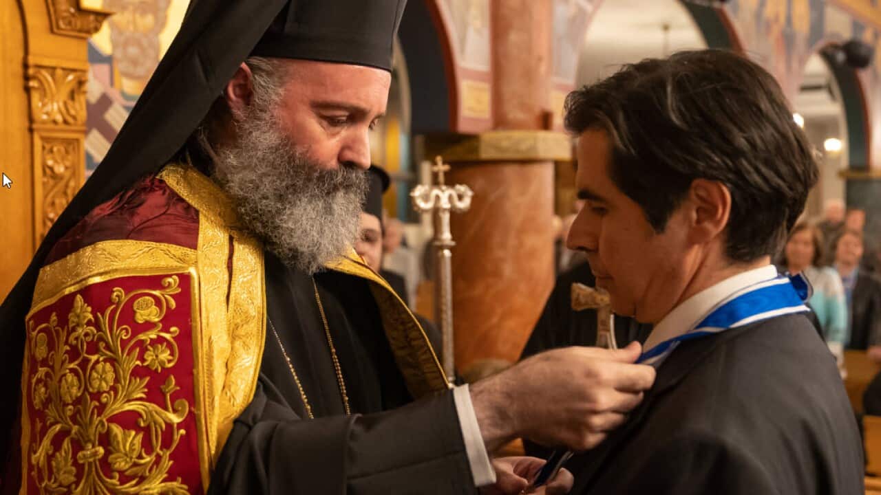 Αρχιεπίσκοπος κ. Μακάριος- Γενικός Πρόξενος κ. Χρήστος Καρράς.jpg