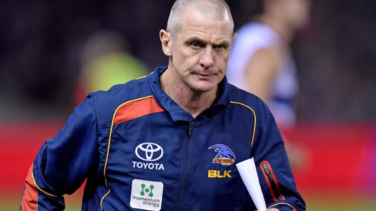 Adelaide Crows coach Phil Walsh